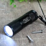 Personalised Any Message Bold Text Black Metal Mini Torch - Image 4