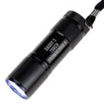 Personalised Any Message Bold Text Black Metal Mini Torch - Image 5