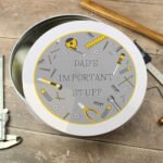 Personalised Any Message Bits & Bobs DIY Design Round Metal Tin
