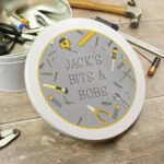Personalised Any Message Bits & Bobs DIY Design Round Metal Tin - Image 4