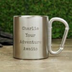 Personalised Any Message Stainless Steel Mug