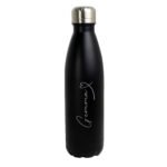 Personalised Heart Motif Black Stainless Steel Insulated Drinks Bottle - Image 6
