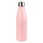 Personalised Any Message (2 Lines) Pink Stainless Steel Insulated Drinks Bottle - Image 5