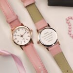 Personalised Children's Any Message Pink Watch