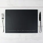 Personalised Any Message Engraved Slate Placemat