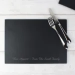 Personalised Any Message Engraved Slate Placemat - Image 4