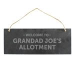 Personalised 'Welcome To...' Hanging Slate Plaque - Image 3