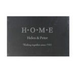 Personalised 'HOME' Hearts Motif Slate Placemat - Image 6