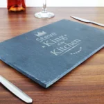 Personalised 'King of the Kitchen' Slate Placemat - Image 2
