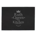 Personalised 'Queen of the Kitchen' Slate Placemat - Image 4