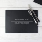 Personalised Any Message Classic Design Slate Rectangle Placemat - Image 3