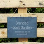 Personalised Any Message Large Hanging Slate Sign - Image 3