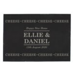 Personalised 'Cheese Cheese Cheese' Slate Cheese Board - Image 4