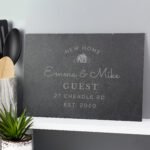 Personalised 'New Home' House Motif Slate Placemat - Image 3