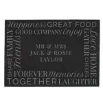 Personalised 'Together' Slate Placemat - Image 3