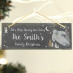 Personalised The Snowman Magical Adventure Hanging Slate Christmas Plaque - Image 4