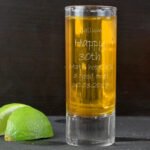 Personalised Any Message Engraved Shot Glass
