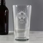 Personalised Football Themed Pint Glass - Image 3