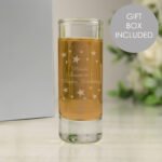 Personalised Any Message Stars Design Shot Glass - Image 2