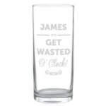 Personalised 'It's... O'Clock' Hi-Ball Glass - Image 5