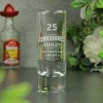 Personalised Birthday Stars & Banner Design Shot Glass