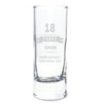 Personalised Birthday Stars & Banner Design Shot Glass - Image 4