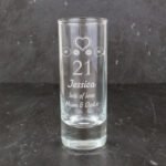 Personalised Birthday Craft Design Shot Glass