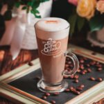 Personalised 'Coffee O'Clock' Latte Glass