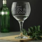Personalised 'Gin & Tonic' Balloon Style Glass - Image 4
