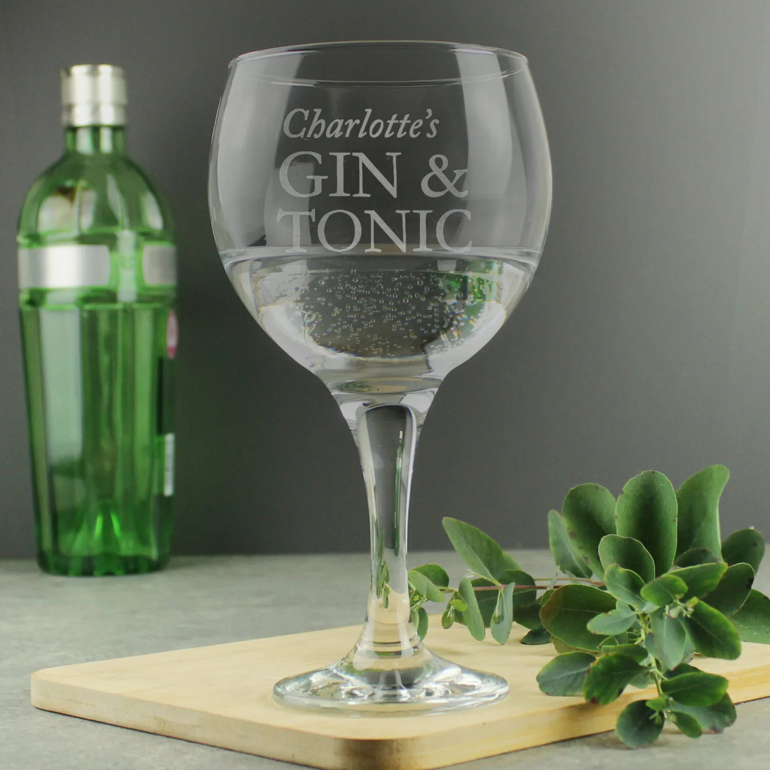 Personalised 'Gin & Tonic' Balloon Style Glass - Image 1