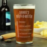 Personalised 'Beer-o-Meter' Pint Glass - Image 3