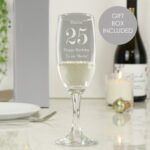 Personalised Birthday Big Age Glass Champagne Flute - Image 2