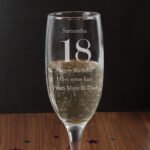 Personalised Birthday Big Age Glass Champagne Flute - Image 3