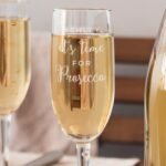 Personalised 'It's Time For Prosecco' Glass Champagne Flute