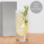 Personalised Unicorn Motif Engraved Hi-Ball Glass - Image 2