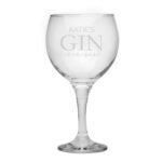 Personalised 'Gin' Balloon Style Glass - Image 5