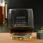 Personalised Any Message Glass Tumbler