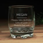 Personalised Any Message Glass Tumbler - Image 7