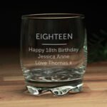 Personalised Any Message Glass Tumbler - Image 9