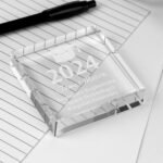 Personalised Graduation Crystal Glass Token - Image 3