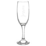 Personalised Name Only Engraved Glass Champagne Flute - Image 3