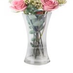 Personalised 'Happy Anniversary' Shaped Glass Vase - Image 4