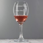 Personalised Name Only Measures Wine Glass - Image 3