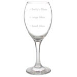 Personalised Name Only Measures Wine Glass - Image 4
