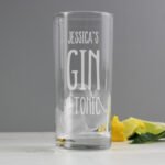 Personalised 'Gin & Tonic' Hi-Ball Glass - Image 3