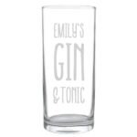 Personalised 'Gin & Tonic' Hi-Ball Glass - Image 4