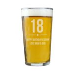 Personalised Big Age Birthday Pint Glass - Image 5