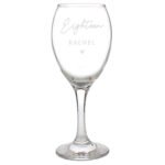 Personalised Big Age Birthday Heart Motif Wine Glass - Image 5