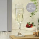 Personalised 'Bride' Heart Motif Glass Champagne Flute - Image 4