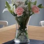 Personalised Big Age Birthday Shaped Glass Vase - Image 3